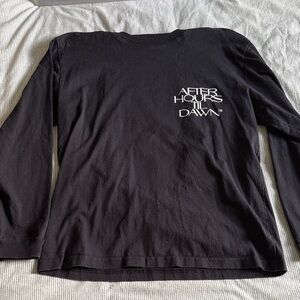 The Weeknd After Hours Til Dawn Black Long Sleeve Shirt